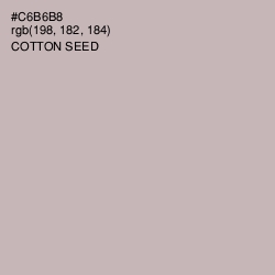 #C6B6B8 - Cotton Seed Color Image